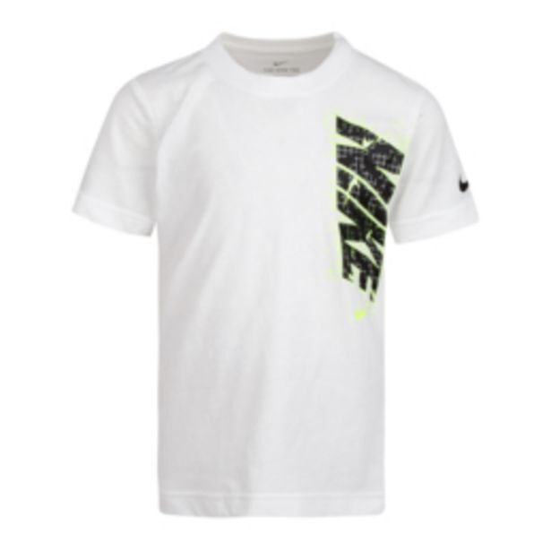 Nike kids white t-shirt offer at Sportscene