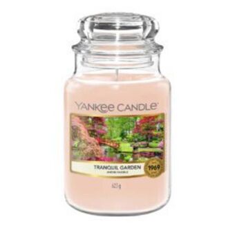 Tranquil garden candle