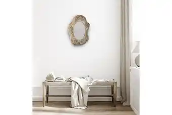 Cielo Ezri teakroot mirror - oval offer