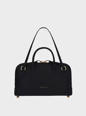 Charles & Keith Harmonee four handle tote - black offer