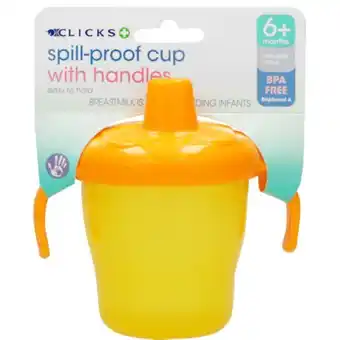 Clicks Spill-proof cup with handles offer
