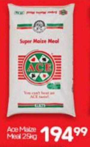 Super Save Ace Maize Meal 25kg offer