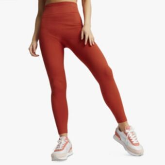 Sportscene Puma women's infuse rust leggings offer