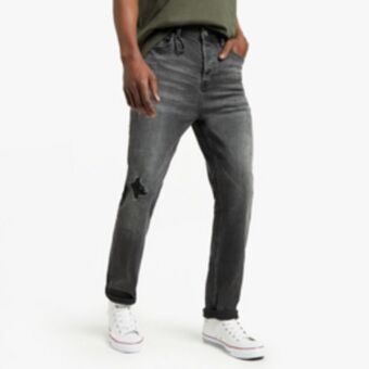 Redbat men's black straight carrot jeans