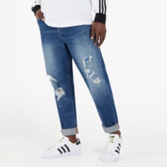 Redbat men's dark blue straight jeans