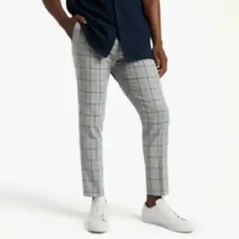 Markham Mkm blue/neutral smart houndstooth trouser offer