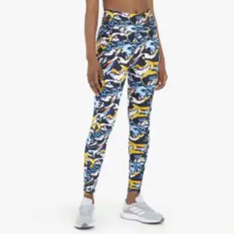 Women's ts flex fitness bright splatter long print tights