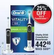 Dis-Chem Oral-b vitality d150 cross action powerbrush offer