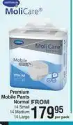 Dis-Chem Molicare premium mobile pants (normal)-per pack offer