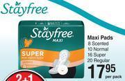 Dis-Chem Stayfree maxi pads-per pack offer