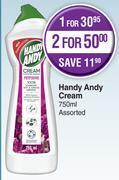 Dis-Chem Handy andy cream assorted-for 1 x 750ml offer