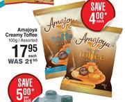 Amajoya creamy toffee assorted-100g each