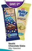 Dis-Chem Nestle chocolate slabs assorted-for 1 x 80g offer