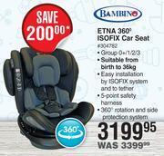Dis-Chem Bambino etna 360 degree isofix car seat offer