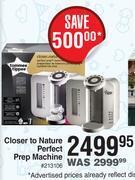 Tommee tippee closer to nature perfect prep machine