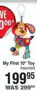 Dis-Chem Playgro my first 10" toy assorted offer