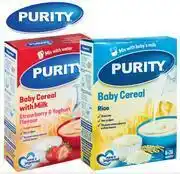 Dis-Chem Purity baby cereal mix with water (stages 1-3)- 200g offer