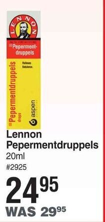 Dis-Chem Lennon Pepermentdruppels 20ml offer