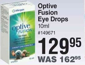 Optive Fusion Eye Drops 10ml