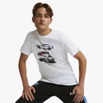 Sportscene Puma men's bmw m motorsports white t-shirt offer