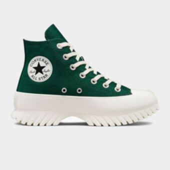 Sportscene Converse women's ctas lugged 2.0 platform high top green sneaker offer