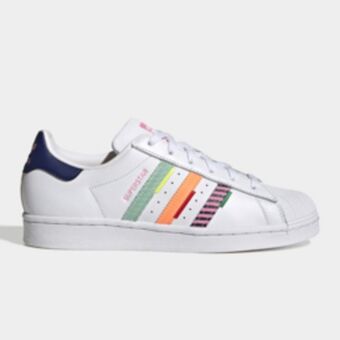Sportscene Adidas originals women's superstar white sneakers offer