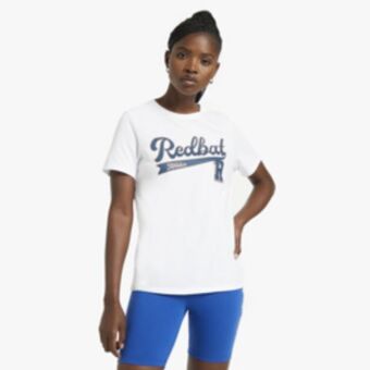 Sportscene Redbat athletics women's white t-shirt offer