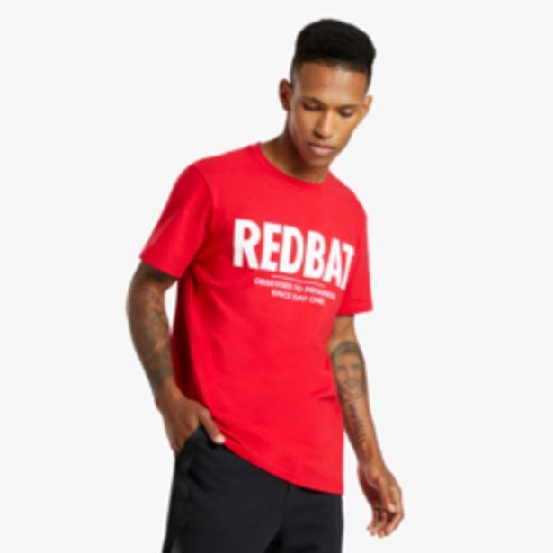 Redbat men's red tshirt offer at Sportscene