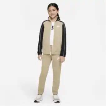 Totalsports Boys nike futura khaki/black tracksuit offer