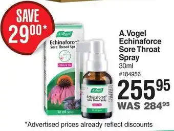 Dis-Chem A. Vogel Echinaforce Sore Throat Spray 30ml offer