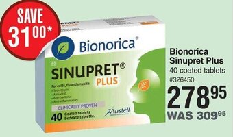 Dis-Chem Bionorica Sinupret Plus 40 Coated Tablets offer