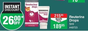Dis-Chem Reuterina Drops 5ml offer