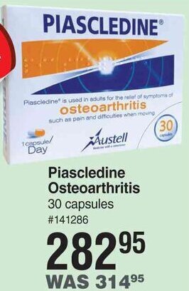 Dis-Chem Piascledine Osteoarthritis 30 Capsules offer