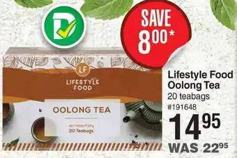 Dis-Chem Lifestyle Food Oolong Tea 20 Teabags offer