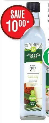 Lifestyle Food Pure MCT Oil 500ml