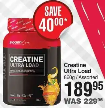 Dis-Chem Creatine Ultra Load 860g/ Assorted offer