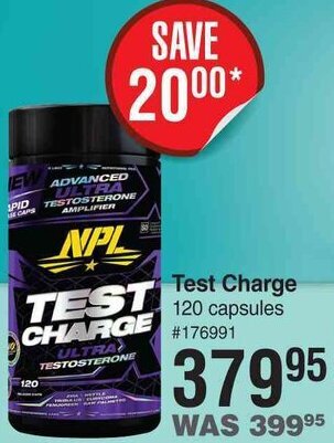 Test Charge 120 Capsules