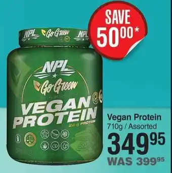 Dis-Chem Vegan Protein 710g/ Assorted offer