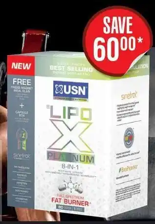 Dis-Chem Lipo X Platinum 80 Capsules offer