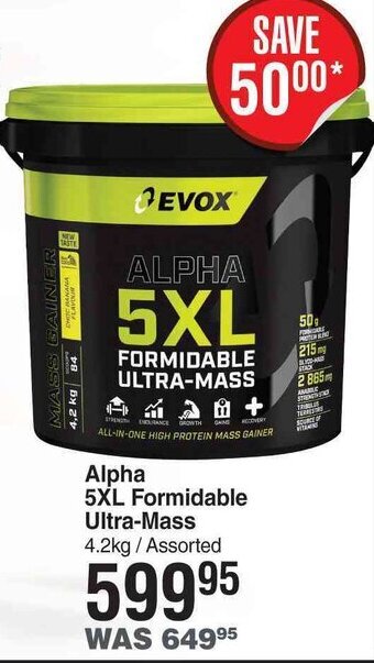 Alpha 5XL Formidable Ultra-Mass 4,2kg/ Assorted