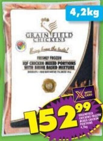 Grainfield Chickens Frozen Mixed Chicken Portions 4,2kg