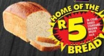 Shoprite In-Store Baked Standard Brown Bread each offer