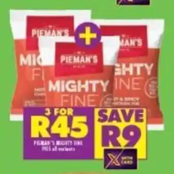 Shoprite Pieman's Mighty Fine Pies All Variants offer