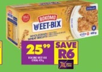 Shoprite Bokomo Weet-Bix Cereal 450g offer