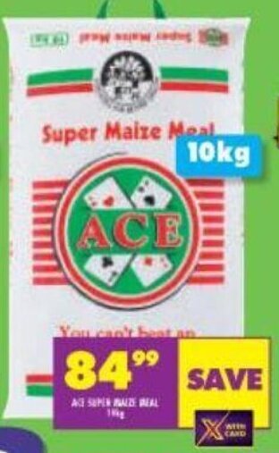 Shoprite Ace Super Maize Meal 10kg offer