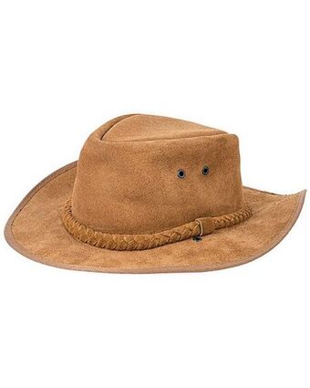 Oryx suede leather hat