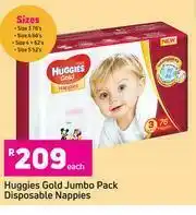 Game Huggies Gold Jumbo Pack Disposable Nappies-Each offer