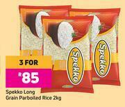 Game Spekko Long Grain Parboiled Rice-For 3 x 2Kg offer