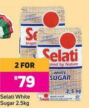 Game Selati White Sugar-For 2 x 2.5Kg offer