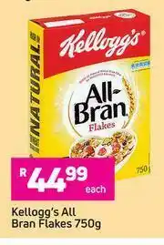 Game Kellogg's Bran Flakes-750g Each offer